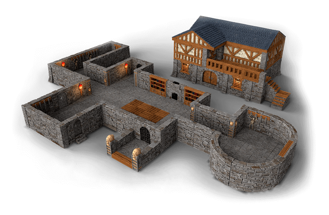 3D printable building example