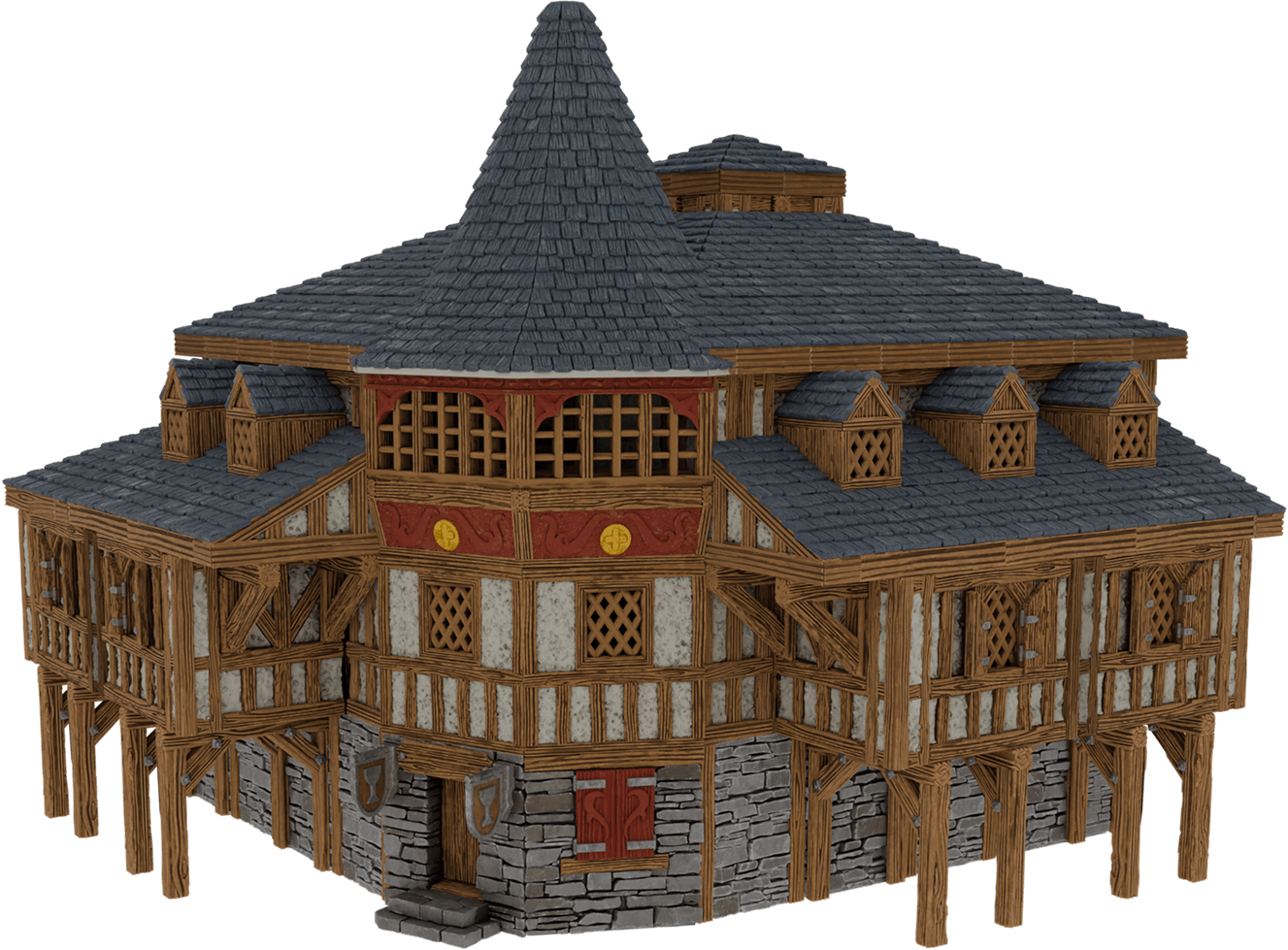Colored 3D export for virtual tabletops
